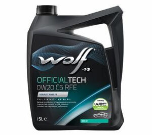 OFFICIALTECH 0W20 C5 RFE 5Lx4 - (1042489 / WOLF)