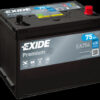 Акумулятор 75 Ah/12V EXIDE PREMIUM JIS Euro EA754 ➤ (EA754 / EXIDE)