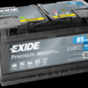 Акумулятор 85 Ah/12V EXIDE PREMIUM Euro EA852 - (EA852 / EXIDE)
