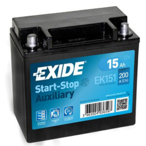 Акумулятор 15 Ah/12V EXIDE AGM AUXILIARY (1) EK151 - (EK151 / EXIDE)