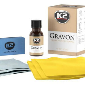 K2 GRAVON ZESTAW набір для нанесення керамічного покриття 50 г аплікатор+мікрофібра+салфетки х3 NEW - (G030 / K2)