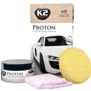 K2 PROTON Поліроль з твердим воском Карнауба з губкою та мікрофібкрою 200 мл NEW - (G040 / K2)