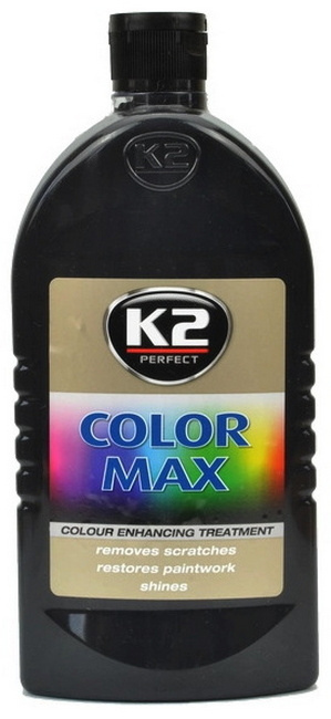 K2 COLOR MAX 500ml Поліроль (чорний) х6 - (K025CA / K2)