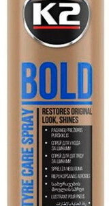 K2 BOLD 600ml SPRAY Засіб догляду за шинами (аерозоль) х12 - (K1561 / K2)