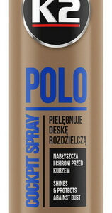 K2 POLO COCKPIT 300ml Поліроль д/панелі (свіжість)(аерозоль) х24 - (K403FR / K2)