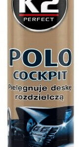 K2 POLO COCKPIT 600ml Поліроль д/панелі (лимон)(аерозоль) х12 - (K406CY / K2)