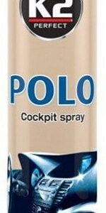 K2 POLO COCKPIT 600ml Поліроль д/панелі (лаванда)(аерозоль) х12 - (K406LA / K2)