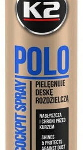 K2 POLO COCKPIT 600ml Поліроль д/панелі (вишня)(аерозоль) х12 - (K406WI / K2)