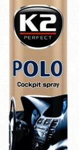 K2 POLO COCKPIT 750ml Поліроль д/панелі (полуниця)(аерозоль) х12 - (K407TR1 / K2)