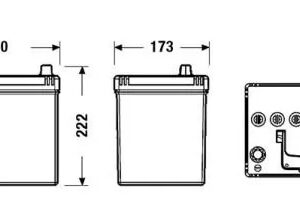 Акумулятор 65 Ah/12V TAB EFB JIS Euro (0) - (212 860 / TAB)
