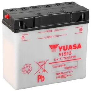 Акумулятор МОТО Yuasa 12V 19Ah YuMicron Battery 51913 (сухозаряжений) - (51913 / Yuasa)