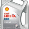 SHELL Helix HX8 Synthetic 5W-30, 4L (x4) - (550052835 / SHELL)