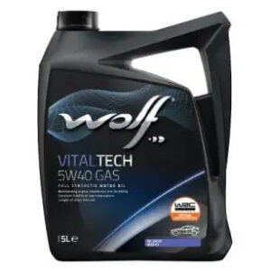 VITALTECH 5W40 GAS 5Lx4 - (8326097 / WOLF)