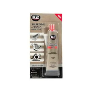 K2 SIL RED (RED SILICON +350С) 85g Силікон герметик (червоний) х12 - (B2400N / K2)