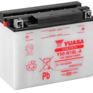 Акумулятор МОТО Yuasa 12V 21,1Ah YuMicron Battery Y50-N18L-A (сухозаряжений) - (Y50-N18L-A / Yuasa)