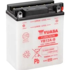 Акумулятор МОТО Yuasa 12V 12,6Ah YuMicron Battery YB12A-B (сухозаряжений) - (YB12A-B / Yuasa)