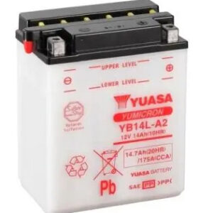 Акумулятор МОТО Yuasa 12V 14,7Ah YuMicron Battery YB14L-A2 (сухозаряжений) - (YB14L-A2 / Yuasa)