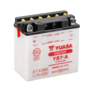 Акумулятор МОТО Yuasa 12V 8,4Ah YuMicron Battery YB7-A (сухозаряжений) - (YB7-A / Yuasa)