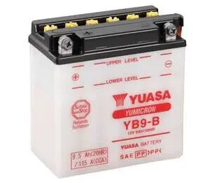 Акумулятор МОТО Yuasa 12V 9,5Ah YuMicron Battery YB9-B(сухозаряжений) - (YB9-B / Yuasa)
