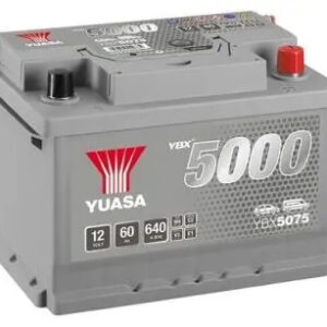 Акумулятор Yuasa 12V 60Ah Silver High Performance Battery YBX5075 (0) - (YBX5075 / Yuasa)