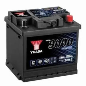 Акумулятор Yuasa 12V 50Ah AGM Start Stop Plus Battery YBX9012 (0) - (YBX9012 / Yuasa)