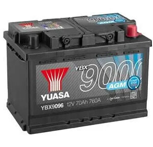 Акумулятор Yuasa 12V 70Ah AGM Start Stop Plus Battery YBX9096 (0) - (YBX9096 / Yuasa)