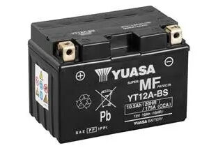Акумулятор МОТО Yuasa 12V 10Ah MF VRLA Battery YT12A-BS(сухозаряжений) - (YT12A-BS / Yuasa)
