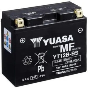 Акумулятор МОТО Yuasa 12V 10,5Ah MF VRLA Battery YT12B-BS(сухозаряжений) - (YT12B-BS / Yuasa)