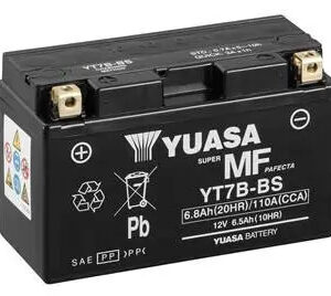 Акумулятор МОТО Yuasa 12V 6,5Ah MF VRLA Battery AGM YT7B-BS(сухозаряжений) - (YT7B-BS / Yuasa)