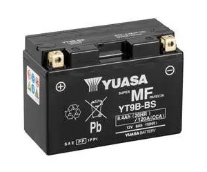 Акумулятор МОТО Yuasa 12V 8Ah MF VRLA Battery AGM YT9B-BS(сухозаряжений) - (YT9B-BS / Yuasa)