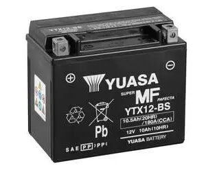 Акумулятор МОТО Yuasa 12V 10,5Ah MF VRLA Battery YTX12-BS(сухозаряжений) - (YTX12-BS / Yuasa)