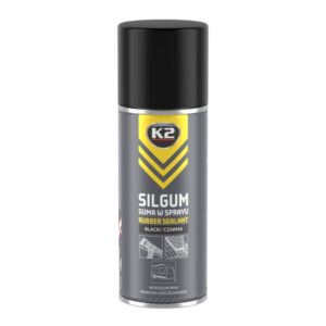 К2 SILGUM CZARNY спрей для резинового покриття чорний 500 мл (аерозоль) NEW - (B440 / K2)