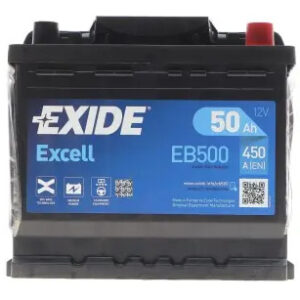 Акумулятор 50 Ah/12V EXIDE EXCELL Euro EB500 - (EB500 / EXIDE)