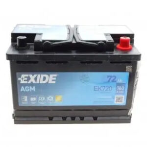 Акумулятор 72 Ah/12V EXIDE AGM Euro EK720 - (EK720 / EXIDE)