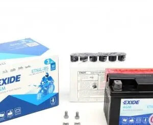Акумулятор MOTO 3 Ah/12V EXIDE AGM (0) ETX4L-BS (сухозаряджений) - (ETX4L-BS / EXIDE)
