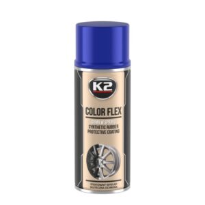 K2 COLOR FLEX фарба рідка гума синя глянцева 400 мл (аерозоль) х12 NEW - (L343NP / K2)