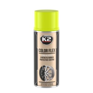 K2 COLOR FLEX фарба рідка гума жовта глянцева 400 мл (аерозоль) х12 NEW - (L343ZO / K2)